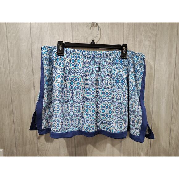 Women's Swimsuits For All 2 Piece Blue Tankini Plus Size 22 Beach Pool Cruise - Picture 5 of 8